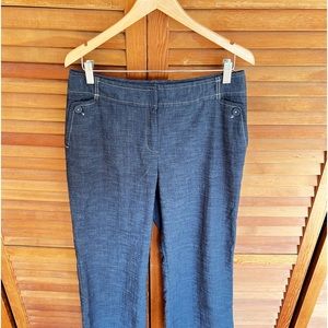 Cute wide legged, stylish mid-rised Rafaella jeans, size 12 P